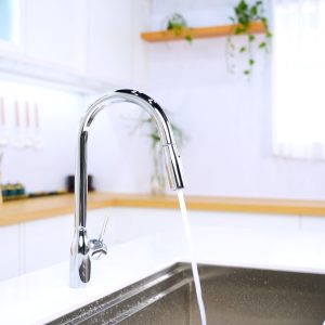 Ảnh công trình thực tế VÒI Rửa Bát DÂY RÚT NÓNG LẠNH MANIA NB305C