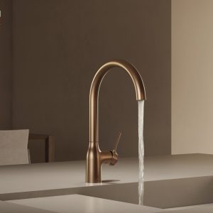 Ảnh công trình thực tế VÒI Rửa Bát DÂY RÚT NÓNG LẠNH MANIA NB306T