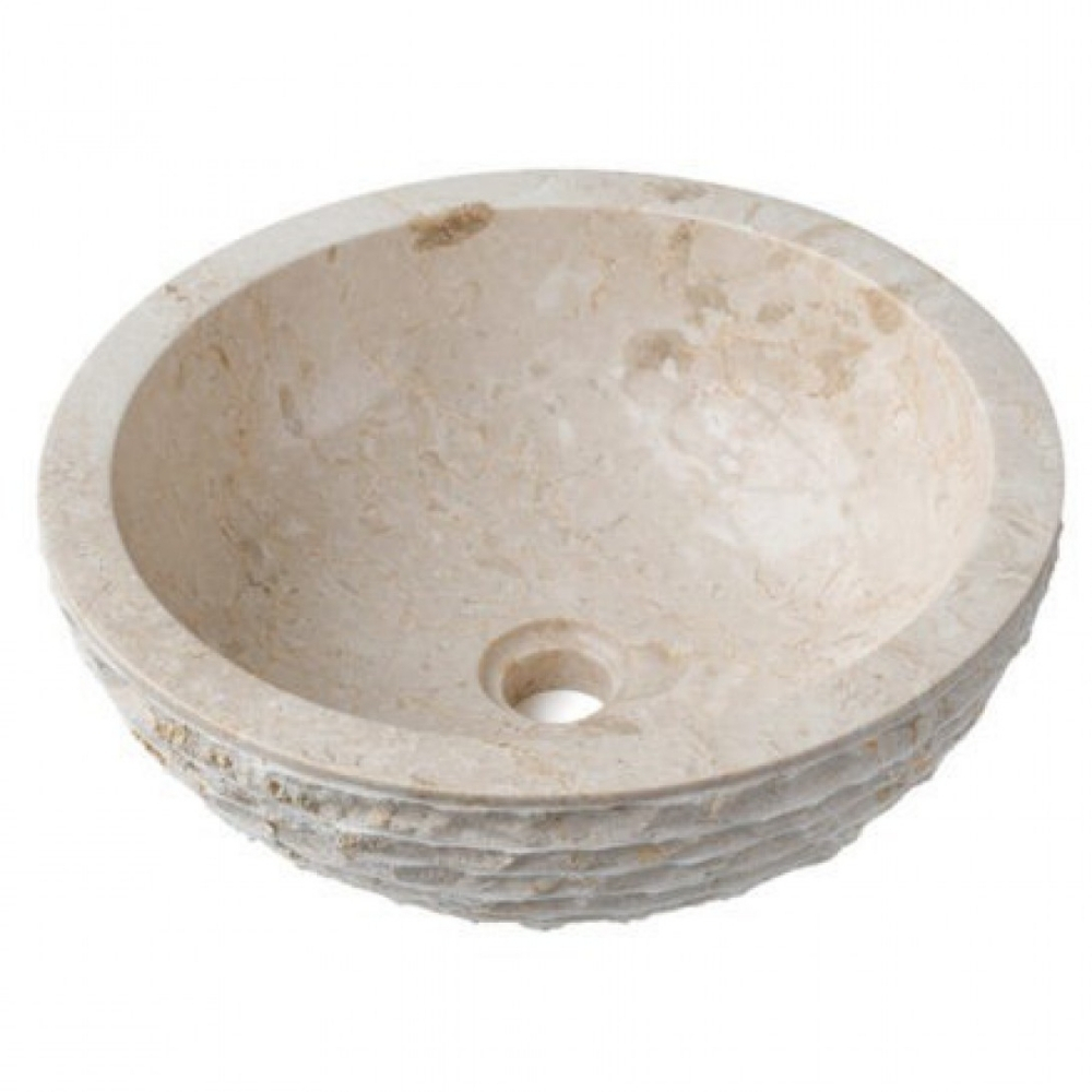 Chậu Rửa Mặt Lavabo Kanly MAR11BI Đặt Bàn Đá Marble 400×150 mm