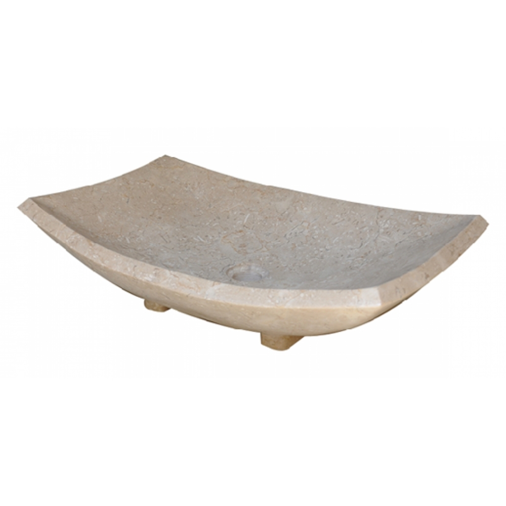 Chậu Rửa Mặt Lavabo Kanly MAR21I Đặt Bàn Đá Marble Tự Nhiên