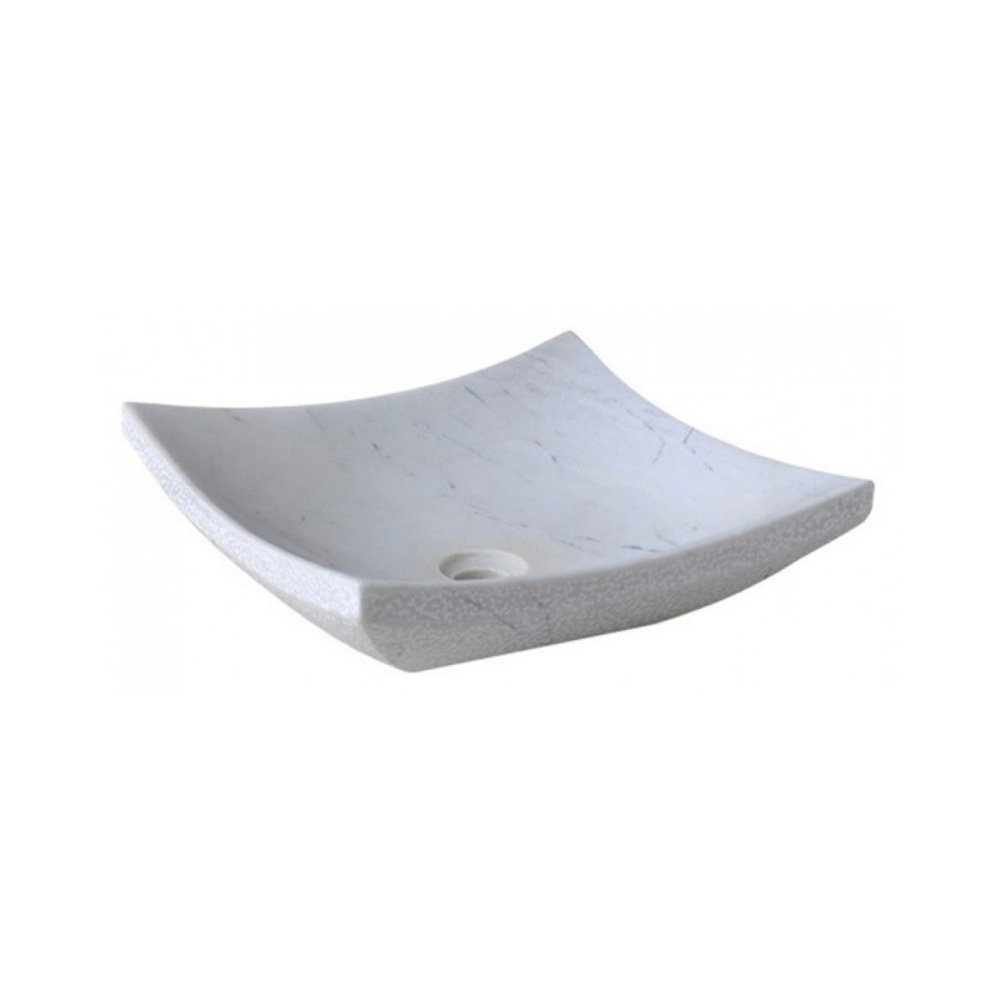 Chậu Rửa Mặt Lavabo Kanly MAR33V Đặt Bàn Đá Tự Nhiên 400×120 mm