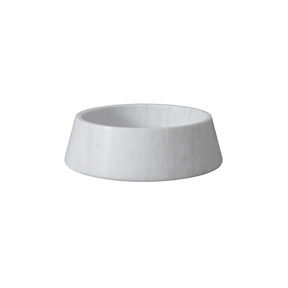 Ảnh công trình thực tế Chậu Rửa Mặt Lavabo Kanly MAR43V Đặt Bàn Đá Màu Trắng Sữa 400×120 mm
