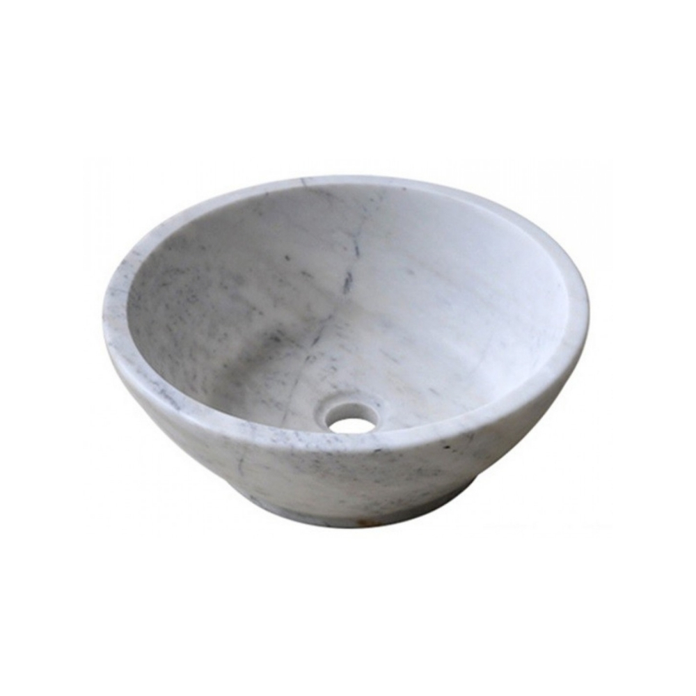 Chậu Rửa Mặt Lavabo Kanly MAR53V Đặt Bàn Đá Tự Nhiên 400×150 mm
