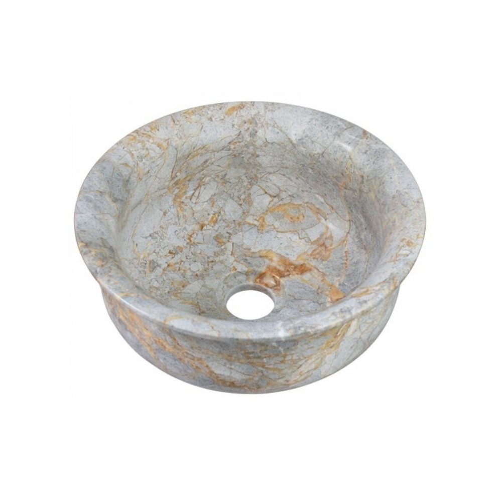 Chậu Rửa Mặt Lavabo Kanly MAR61V Đặt Bàn Đá Marble 300×130 mm