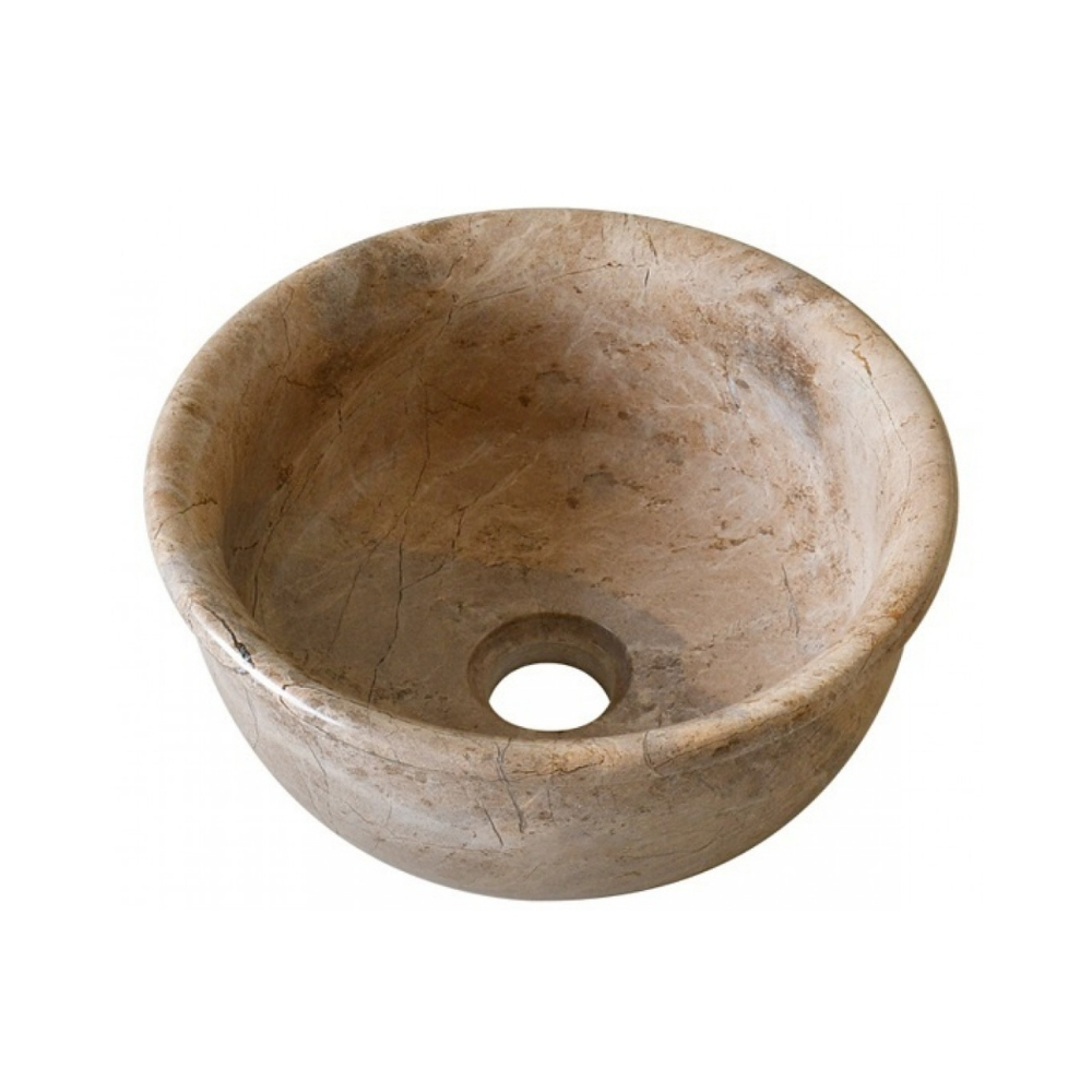 Chậu Rửa Mặt Lavabo Kanly MAR64V Đặt Bàn Đá Tự Nhiên 300×130 mm