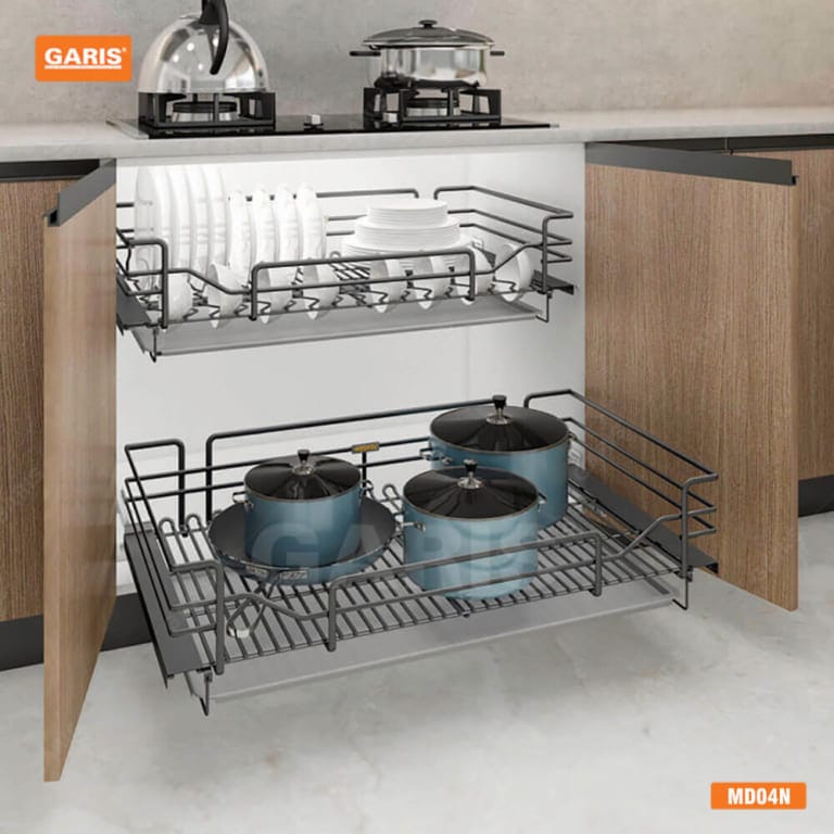 Giá Bát Đĩa, Xoong Nồi Nan Quả Trám GARIS MD04.90N