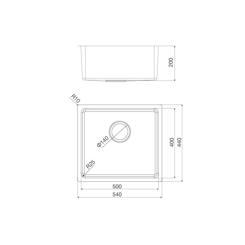 Ảnh công trình thực tế Chậu rửa chén Malloca MS 6054
