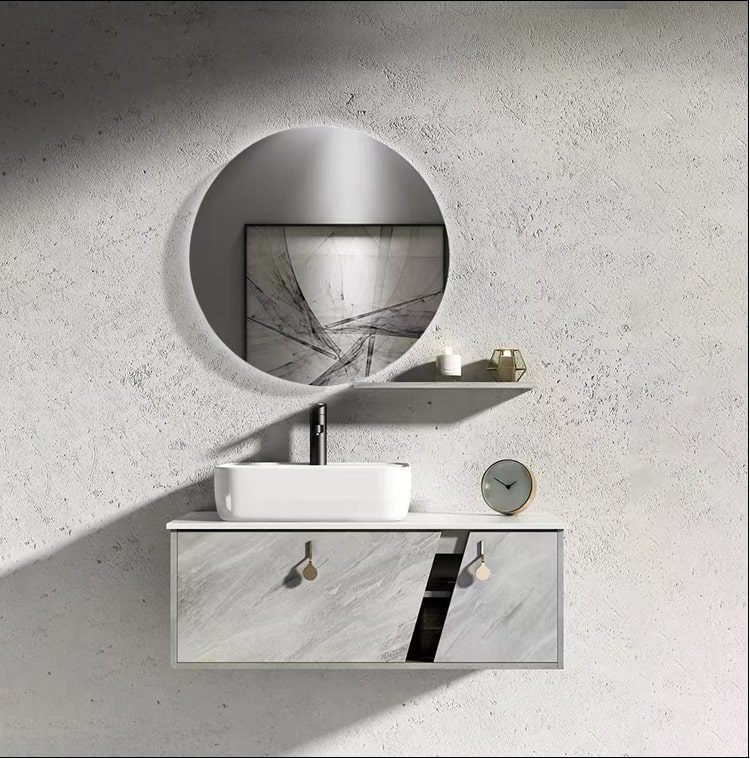 Bộ Tủ Chậu Phòng Tắm MOWOEN MW6651B-80 800mm