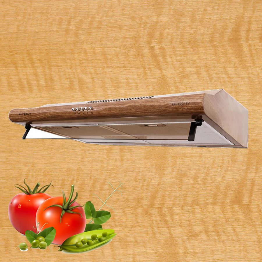 Alternative view of Máy Hút Mùi Classic EUROSUN EH-70C18V Treo Tường 70cm Màu Gỗ