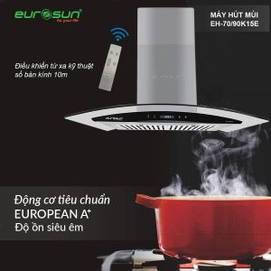 Ảnh công trình thực tế Máy Hút Mùi EUROSUN EH-70K11E Treo Tường 70cm