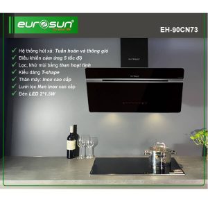 Ảnh công trình thực tế Máy Hút Mùi EUROSUN EH-90CN73 Treo Tường 90cm