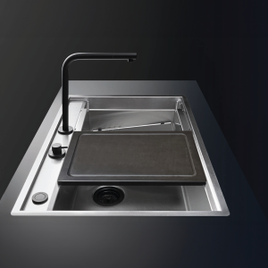 Ảnh công trình thực tế CHẬU RỬA 1 HỘC NEWGO NA830