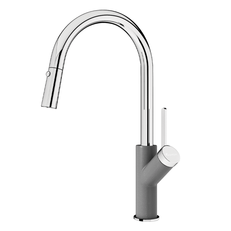 Vòi Rửa Chén KONOX Ponte Grey Dây Rút