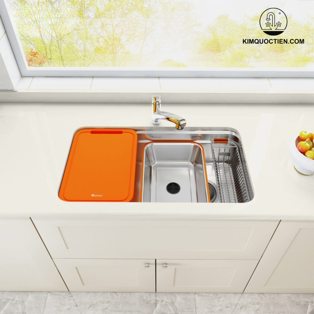 Alternative view of Chậu rửa bát phong cách Nhật KONOX R50 Tari 8047SU
