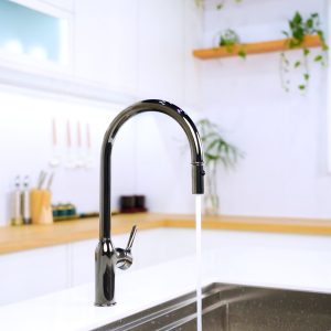 Ảnh công trình thực tế VÒI Rửa Bát DÂY RÚT NÓNG LẠNH NB130LTB
