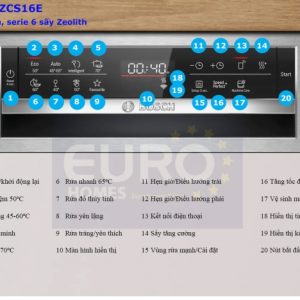 Ảnh công trình thực tế Máy rửa bát bán âm SMI6ZCS16E series 6
