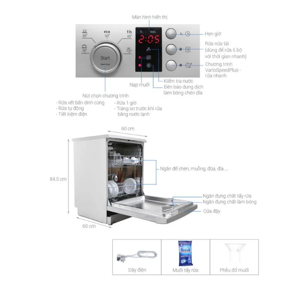 Ảnh công trình thực tế Máy rửa bát độc lập SMS25CI05E series 2