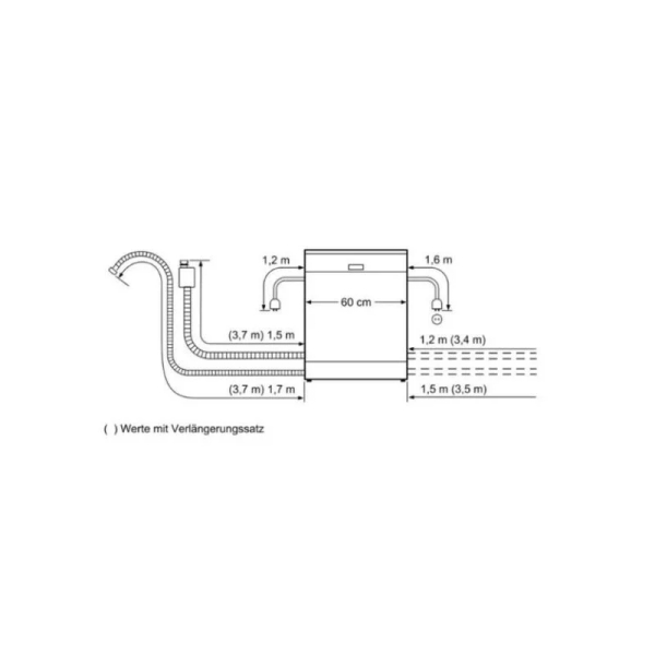 Ảnh công trình thực tế Máy rửa bát độc lập SMS46LI00E series 4