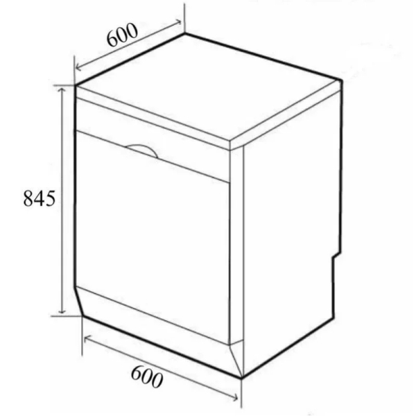Ảnh công trình thực tế Máy rửa bát độc lập SMS46LI00E series 4