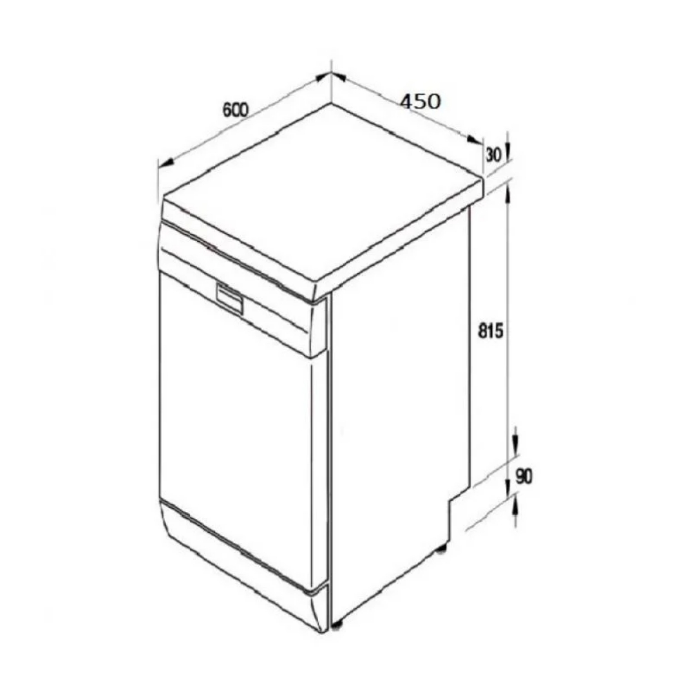 Ảnh công trình thực tế Máy rửa bát độc lập SPS25CI03E series 2
