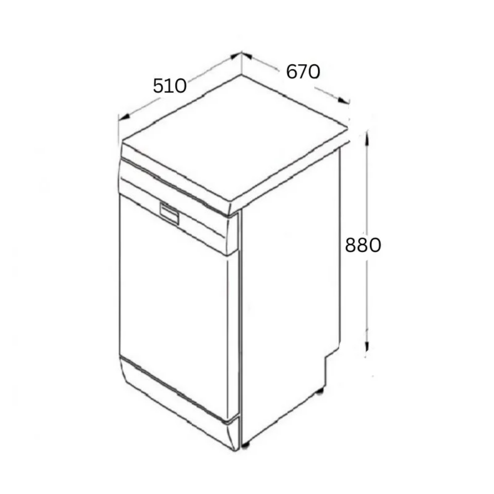 Ảnh công trình thực tế Máy rửa bát độc lập SPS46MI01E series 4