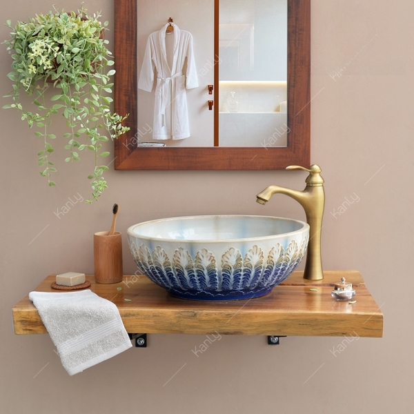 Ảnh công trình thực tế Chậu Rửa Mặt Lavabo Kanly SU127