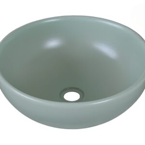 Chậu Lavabo Kanly SU516 Đặt Bàn Sứ Tròn Màu Xanh Ngọc