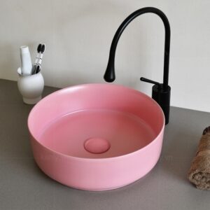 Ảnh công trình thực tế Chậu Lavabo Kanly SU520