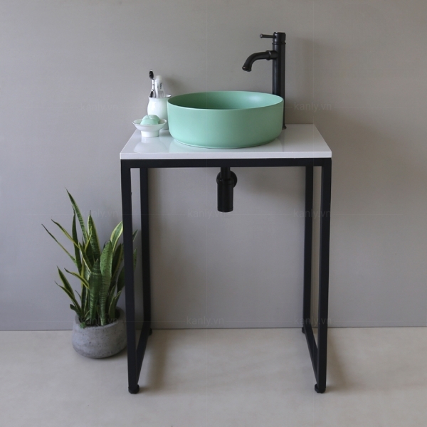 Ảnh công trình thực tế Chậu Lavabo Kanly SU526 Đặt Bàn