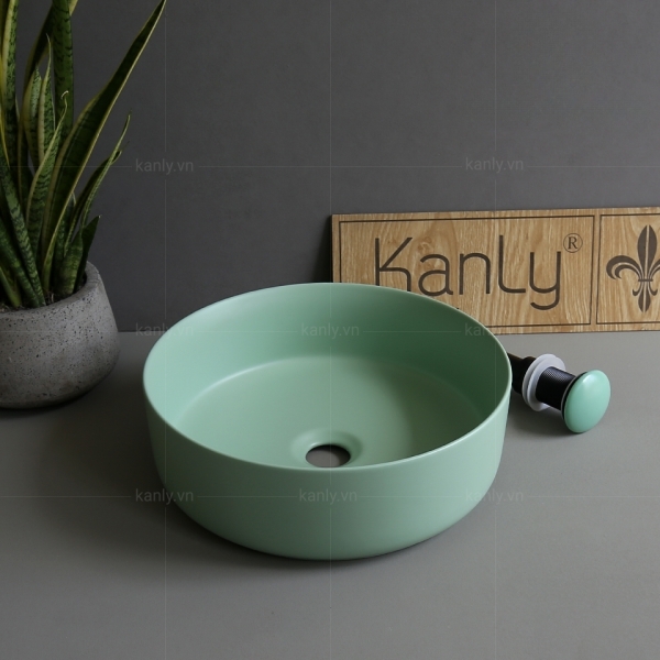 Ảnh công trình thực tế Chậu Lavabo Kanly SU526 Đặt Bàn