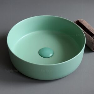 Ảnh công trình thực tế Chậu Lavabo Kanly SU526 Đặt Bàn