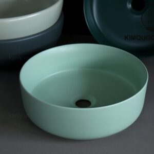 Ảnh công trình thực tế Chậu Lavabo Kanly SU526 Đặt Bàn