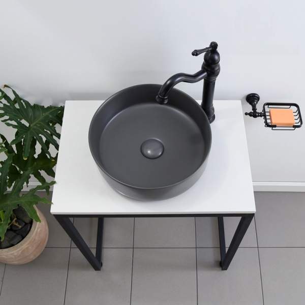 Ảnh công trình thực tế Chậu Lavabo Kanly SU527 Đặt Bàn