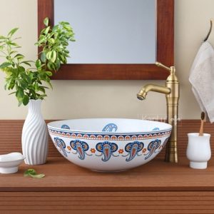 Ảnh công trình thực tế Chậu Rửa Mặt Lavabo Kanly SU716
