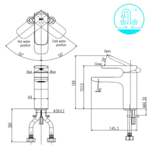 Ảnh công trình thực tế Vòi Lavabo INAX LFV-632S Nóng Lạnh