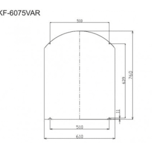 Ảnh công trình thực tế Gương Tráng Bạc INAX KF-6075VAR Phòng Tắm
