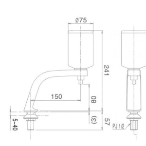 Ảnh công trình thực tế Hộp Xà Phòng INAX KF-24FL Đặt Bàn