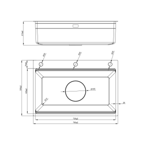 Ảnh công trình thực tế CHẬU RỬA 1 HỘC LIRA NJ560D
