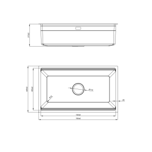 Ảnh công trình thực tế CHẬU RỬA 1 HỘC LIRA NJ562D