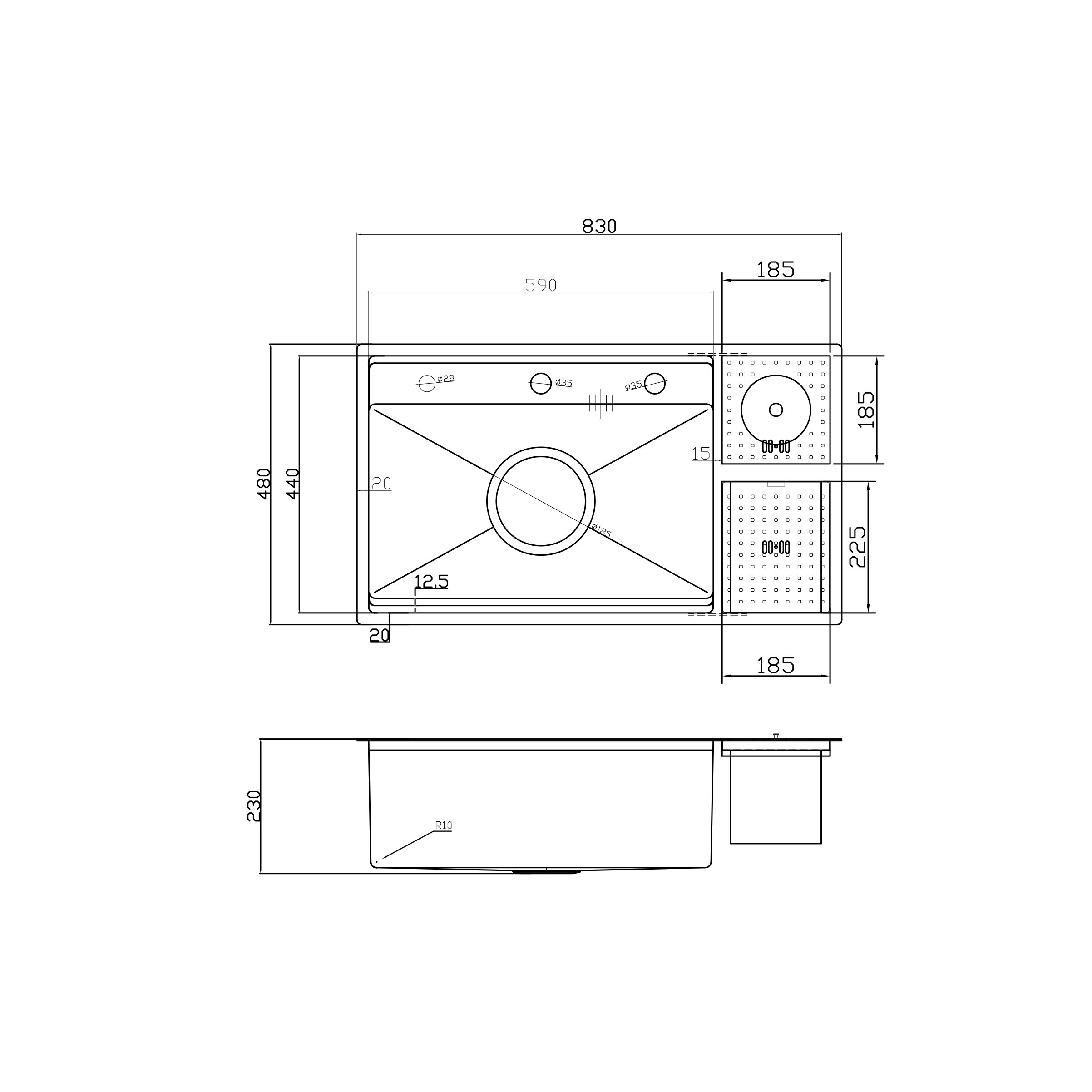 Ảnh công trình thực tế CHẬU RỬA 1 HỘC LUMIA NJ510B