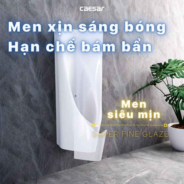 Ảnh công trình thực tế Bệ Tiểu Treo Caesar U0237