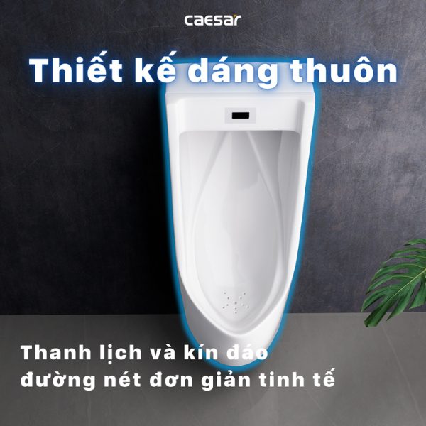 Ảnh công trình thực tế Bệ Tiểu Treo Caesar U0283