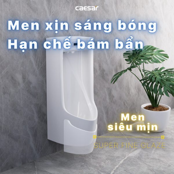 Ảnh công trình thực tế Bệ Tiểu Treo Caesar U0283
