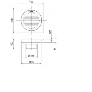 Ảnh công trình thực tế Phễu Thoát Sàn TOTO TVBA407