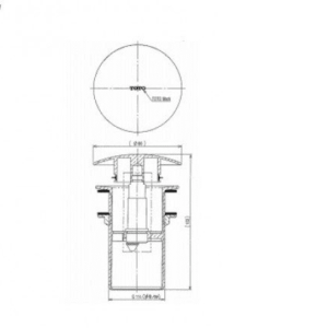 Alternative view of Bộ Xả Nhấn Lavabo TOTO T6JV2N