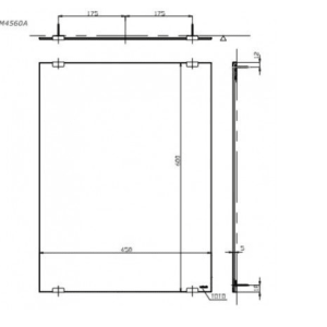 Ảnh công trình thực tế Gương Phòng Tắm TOTO YM4560A Chống Mốc