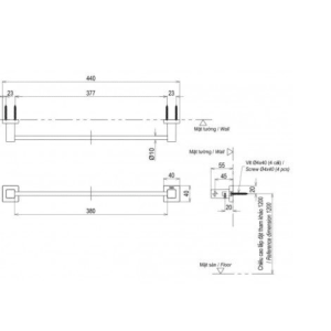 Ảnh công trình thực tế Thanh Vắt Khăn TOTO YT408S4RV