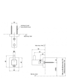 Ảnh công trình thực tế Móc Áo TOTO YRH408V