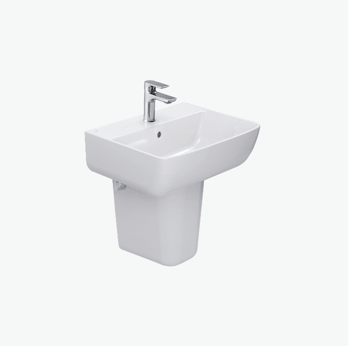 Chậu Rửa Lavabo INAX AL-312V Treo Tường Aqua Ceramic