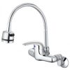Vòi Bếp CAESAR K526C Nóng Lạnh Ống Mềm 2 Chế Độ Gắn Tường